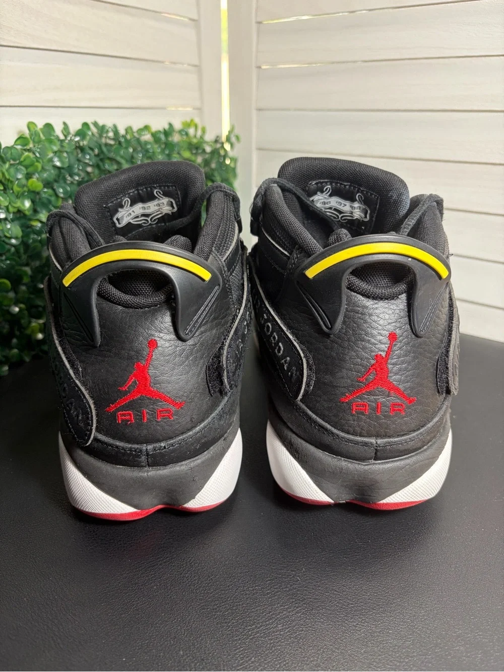 Air Jordan 6 Rings Playoffs Black White Red 322992-063 US Men’s Size 11 No Box